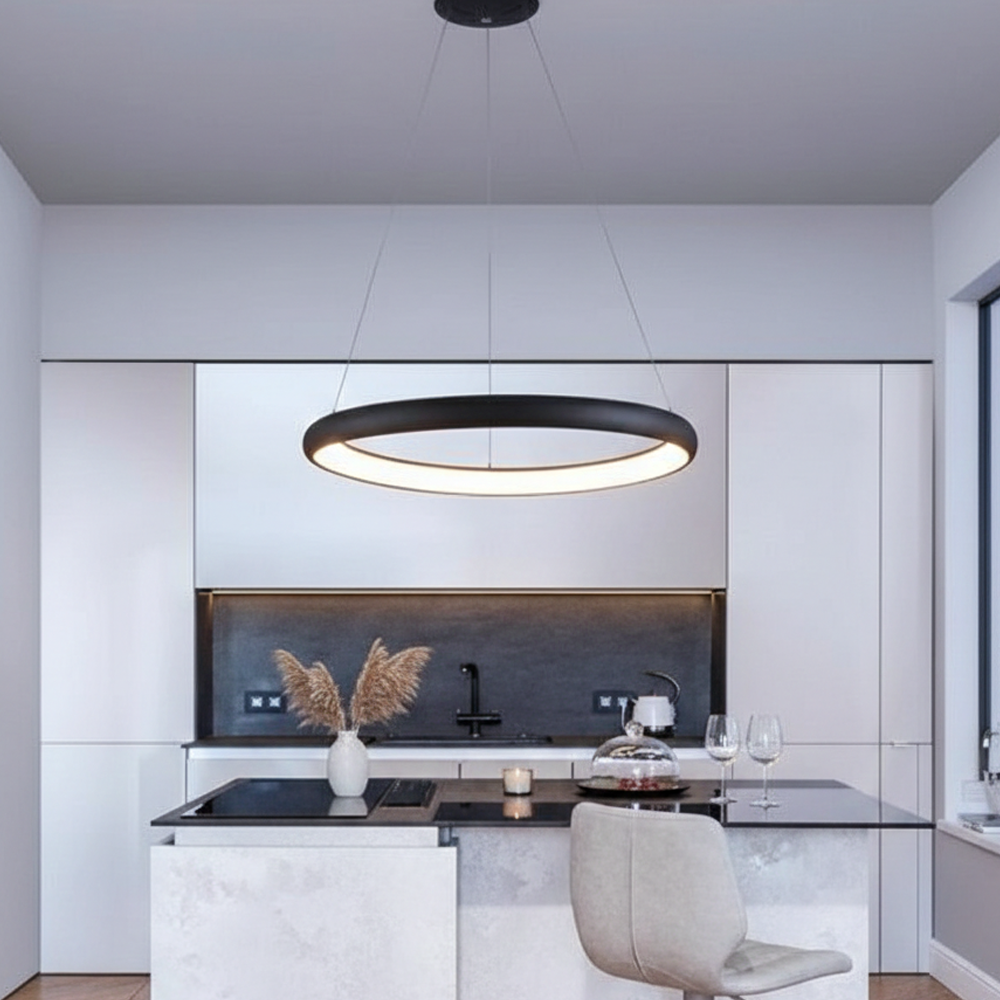 Lyora Design hanglampAlbi zwart Ø 81cm - 110386
